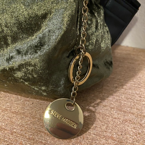 Green Velvet Steve Madden Backpack - Picture 7 of 8